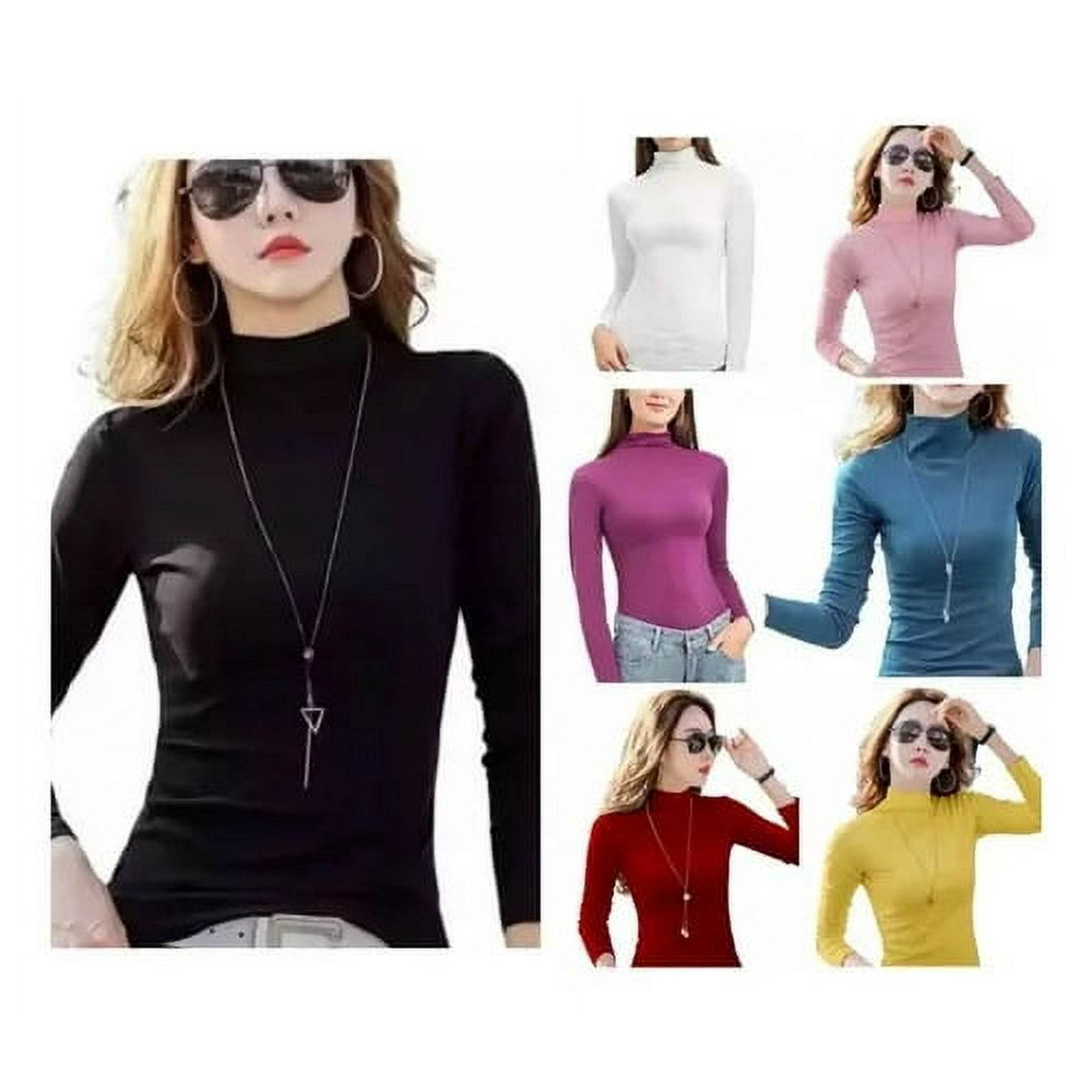 Genérica - Pack 6 Camiseta Beatle Bambu-polar Liso Talla Especia 24219 L