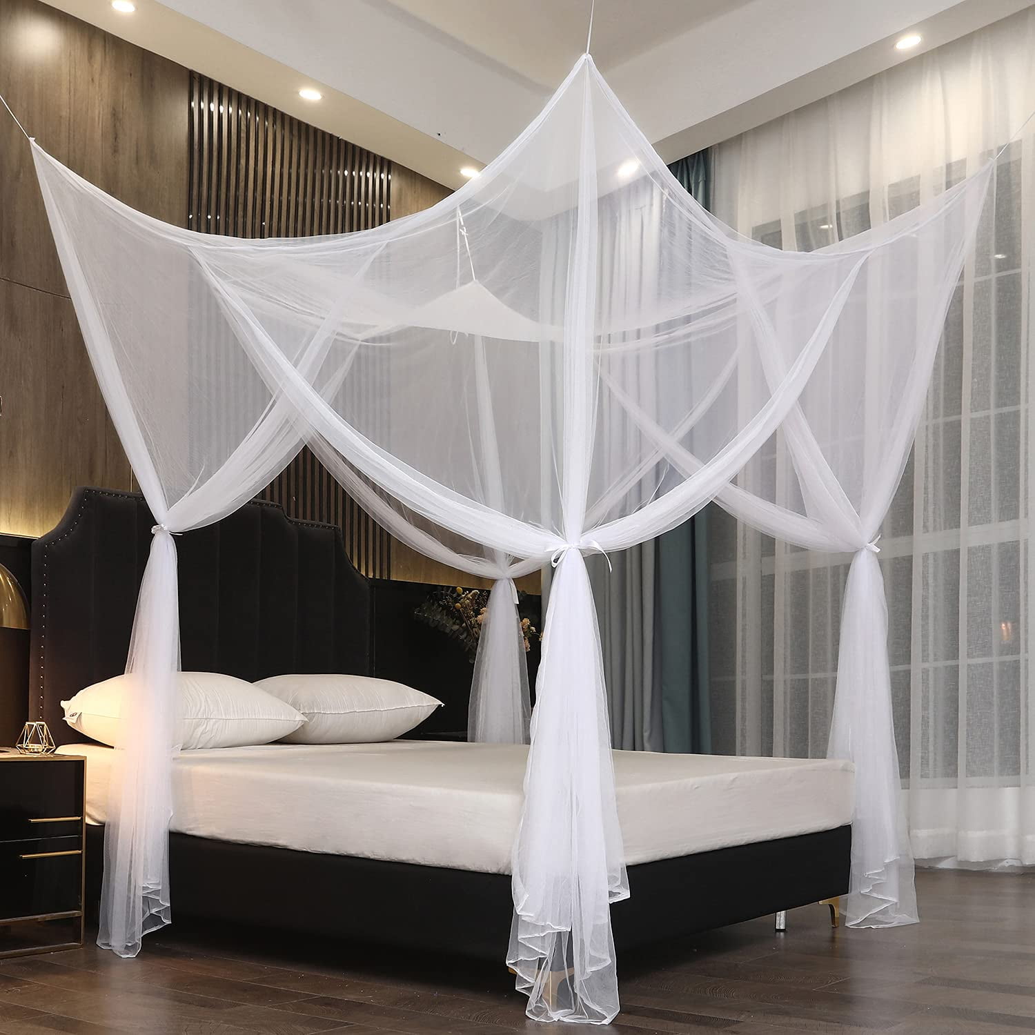 Dosel De Cama Mengersi Para Cama Doble, Cama King Size, Mosquitera