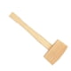 thumbnail image 5 of martillo de madera maciza de madera de haya herramienta de carpintería tallado mazo 100mm, 5 of 5