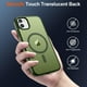 thumbnail image 2 of Funda magnética SUPFINE para iPhone 12/12 Pro Verde, 2 of 3