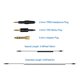 thumbnail image 4 of Cable de audio DJ Voarmaks de 4 polos, espiralado, compatible, 3 m, 4 of 8