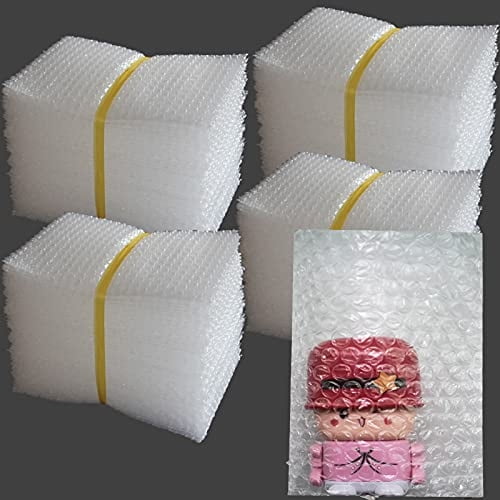 Bubble Out Bags REDOVANT, 200 unidades, bolsas transparentes con burbujas de 15 x 20 cm
