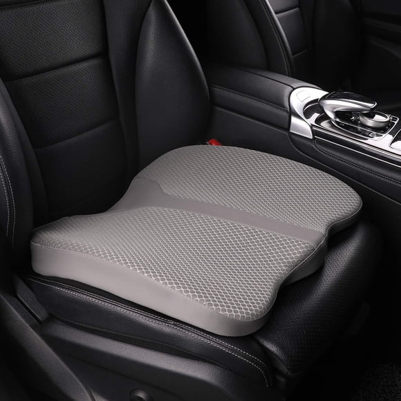 Cojín de asiento de coche LARROUS Comfort de espuma viscoelástica para conductor