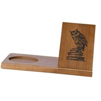 Magideal - Soporte Para Libros Triangular Soporte Para Libros Triangular Fácil De Limpiar Con Portavasos Y Portabolígrafos Soporte Para Libros De Mesita De Noche