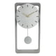 thumbnail image 1 of Reloj Pared Con Pendulo Moderno Reloj Mural Blanco, 1 of 3