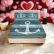 thumbnail image 1 of Anchor Plank Pattern Printed Bed Fitted Sheet Soft Bed Fitted Sheet And Two Pillowcases Suitable for All Seasons Ideal for Family Bedrooms And Guest Rooms Ideal, 1 of 1