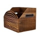 thumbnail image 5 of Caja de madera multiusos para discos de vinilo, estuche para álbumes, soporte para discos, cubo de almacenamiento de álbumes de madera para CD y docum, 5 of 5