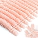 thumbnail image 1 of Press On Nails LIARTY, 480 unidades, punta francesa corta con funda, 1 of 7