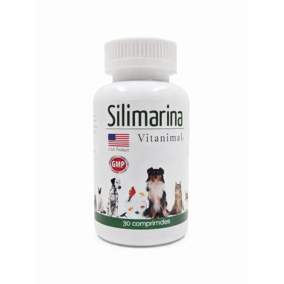 Silimarina 30 Comprimidos Suplemento Hepático Mascotas