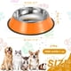 thumbnail image 2 of Cuenco para Perros de Acero Inoxidable Uxcell, Cuenco para Comida y Agua de Perro con Base de Silicona Antideslizante, 2 of 7