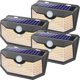 thumbnail image 1 of Luces solares de pared para exterior HMCITY 120 LED con sensor de movimiento IP65, 1 of 6