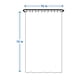 thumbnail image 2 of Cortina de Baño Mainstays PEVA 70x180cm Impermeable Duraznos, 2 of 3