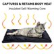 thumbnail image 4 of Cama para gatos Furhaven ThermanAP, autocalentable, lavable, negra, 4 of 9