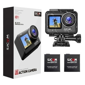 Cámara Deportiva Sjcam Sj11 Dual 20Mp 4K 30Fps Wifi 5G Gyro 2 Baterias