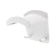 thumbnail image 5 of Soporte de auriculares con estantería de soporte de soporte de soporte de pared de gancho doble práctico, organizador, soporte de colgante de auricula Blanco, 5 of 5