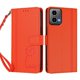 thumbnail image 3 of Funda Cartera Trébol para Motorola Moto G34 5G con Ranuras Tarjetas y Carga Inalámbrica Naranja, 3 of 6
