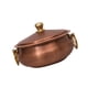 thumbnail image 2 of Olla de cobre puro para estofado, artesanía sólida fácil de limpiar con tapa, cacerola multiescenario, utensilios de cocina para restaurante familiar L, 2 of 5