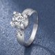 thumbnail image 4 of Anillos de Moissanita de Oro Blanco de 18K de 1 Uds para Mujer Regalo Color D Claridad VVS1 Anillos de Diamante Anillo de Plata Esterlina S925 Joyería Anillos de Compromiso de Moissanita con, 4 of 9