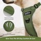 thumbnail image 3 of Arnés de cinturón de seguridad para perros VavoPaw ajustable para coche, color verde militar, 3 of 7