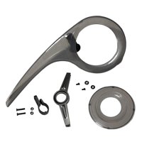 Ioensy - Cubierta Protectora De Cadena De Bicicleta Portátil Manivela Duradera Para Accesorios De Conducción Al Aire Libre Gris, Juego Completo