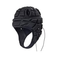 Ioensy - Casco De Rugby Para Niños, Cascos De Rugby Acolchados Suaves, Cascos De Fútbol S Negro