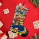thumbnail image 4 of Sam el Bombero Tema: Calcetines de Navidad, fino lino blanco para colgar en escaleras y chimenea, decoración navideña para el hogar, regalo de Navidad. 45cm × 32cm, 4 of 5