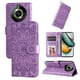 thumbnail image 5 of Funda tipo cartera FOXDOCK para Realme 11 Pro Plus , diseño girasol en relieve, cuero PU, cierre magnético, soporte y tarjetero, 5 of 5