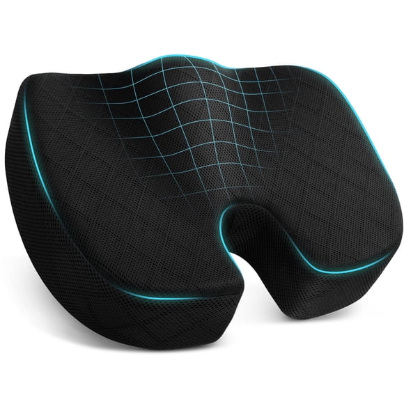 Cojín para Asiento TushGuard de Espuma Viscoelástica Antideslizante para Alivio del Dolor