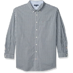Camisa Tommy Hilfiger De Manga Larga Para Hombre, Talla Grande Y Alta
