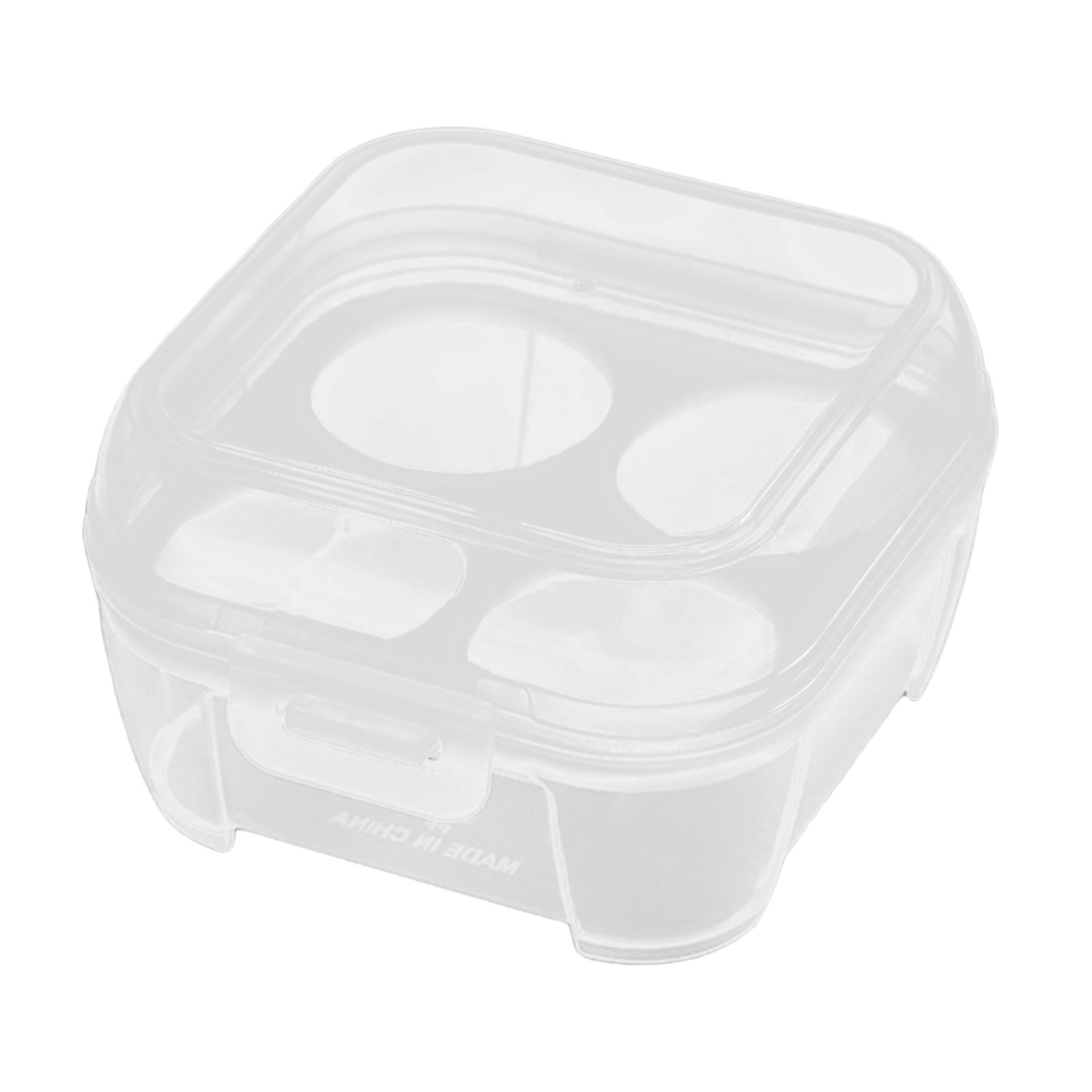 Bothyi - Caja Organizadora De Almacenamiento De Huevos Estuche De Transporte De Huevos De Viaje Estuche Contenedor De Huevos De Senderismo 4gird10.5x10.5x6.5cm