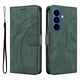thumbnail image 1 of Funda tipo cartera con tapa para Samsung Galaxy S26 con tarjetero, soporte y cubierta magnética Verde, 1 of 5