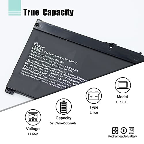 Sr03xl Sr04xl L08855 855 Batería De La Paptop