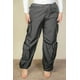 thumbnail image 1 of Pantalones de Paracaídas Fruncidos con Cordón, Bolsillos con Solapa de Saronita, Banda Elástica, Dos Bolsillos Delanteros, Color Negro (para Mujer), 1 of 4