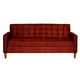 thumbnail image 1 of Futón Sofá Cama Genova Cuero Kentucky Rojo, 1 of 4