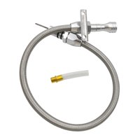 Magideal - Varilla De Nivel De Líquido De Transmisión, Fácil De Instalar, Repuesto Para Reparación De Automóviles, Tubo Flexible De Acero Inoxidable Para 700R4 T Plata