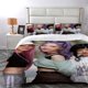 thumbnail image 1 of 3pcs K Pop Confident and Sunny Girl Group Themed Printed Bedding Set Duvet Cover and Pillowcases, 1 of 5