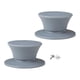 thumbnail image 2 of 2pcs Silicona Olla Tapa Perillas Resistente Al Calor Para Sartén Ollas De Cocción Lenta Olla Tapa Gris, 2 of 5