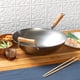 thumbnail image 5 of Wok JOYCE CHEN Classic Series de acero al carbono de 35 cm con asas de abedul, 5 of 7