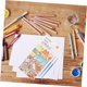 thumbnail image 5 of Bloc de notas autoadhesivo, 3 juegos, juguetes para niños, maleta, bloc de notas, libro de grafitis, cuaderno de dibujo, bolsillo, pluma estilográfica para niños pequeños, 5 of 7