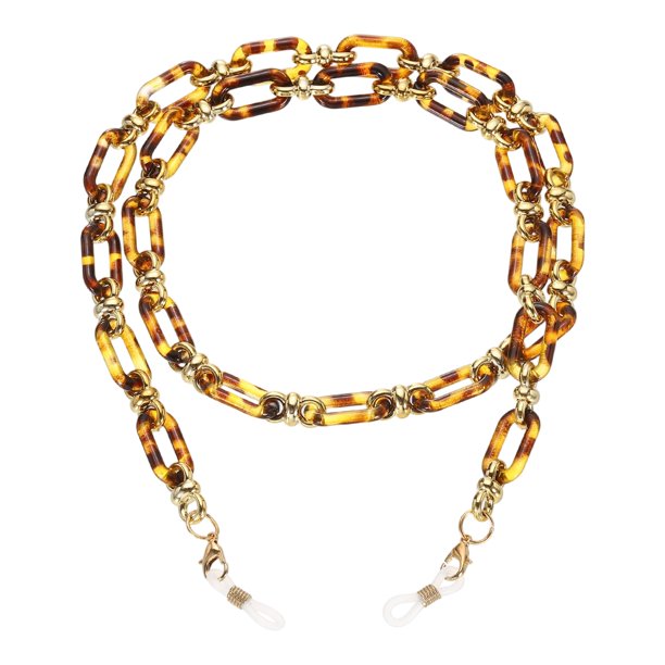 Cadena de Gafas de Acrílico Uxcell, Retenedor de Gafas Correa de Lentes de Sol Lanyard para Mujeres Niñas, Marrón
