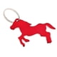 thumbnail image 2 of aluminio caballo patrón abrebotellas llavero llavero bolso colgante rojo, 2 of 3