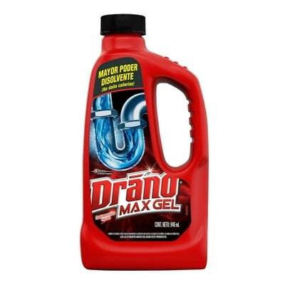 Destapa Cañerías Líquido Drano Max Gel Botella