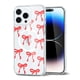 thumbnail image 1 of Funda Para Iphone 14 Pro Diseño De Lazo Rojo Transparente, 1 of 7