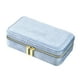 thumbnail image 1 of Joyero De Terciopelo, Pequeño Soporte Para Pendientes, Caja De Almacenamiento Para Pendientes, Collares, Color Azul, 1 of 3