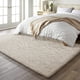 thumbnail image 3 of Area Rug Ophanie Ivory Fluffy Shag de 5 x 7 pies para sala de estar, 3 of 6