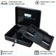 thumbnail image 3 of Caja KYODOLED de metal con bandeja para dinero y cierre, color negro, 3 of 9
