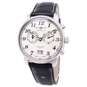 Reloj Zeppelin Series Lz127 Graf Germany Made 7684-5 76845 Men'S Watch