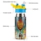 thumbnail image 3 of El libro de la vida Botella de Agua con Tapa Pop Top de Un Toque, Acero Inoxidable, a Prueba de Fugas, para Deportes, Botella Infantil azul 12 oz, 3 of 6
