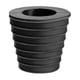 thumbnail image 4 of Base De Cu?a De Cono De Paraguas De 38 Mm Para Patios Material De Goma Multifuncional Negro, 4 of 5