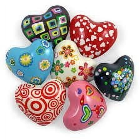 Campana de corazón GeoCentral, colores surtidos (1 pieza)